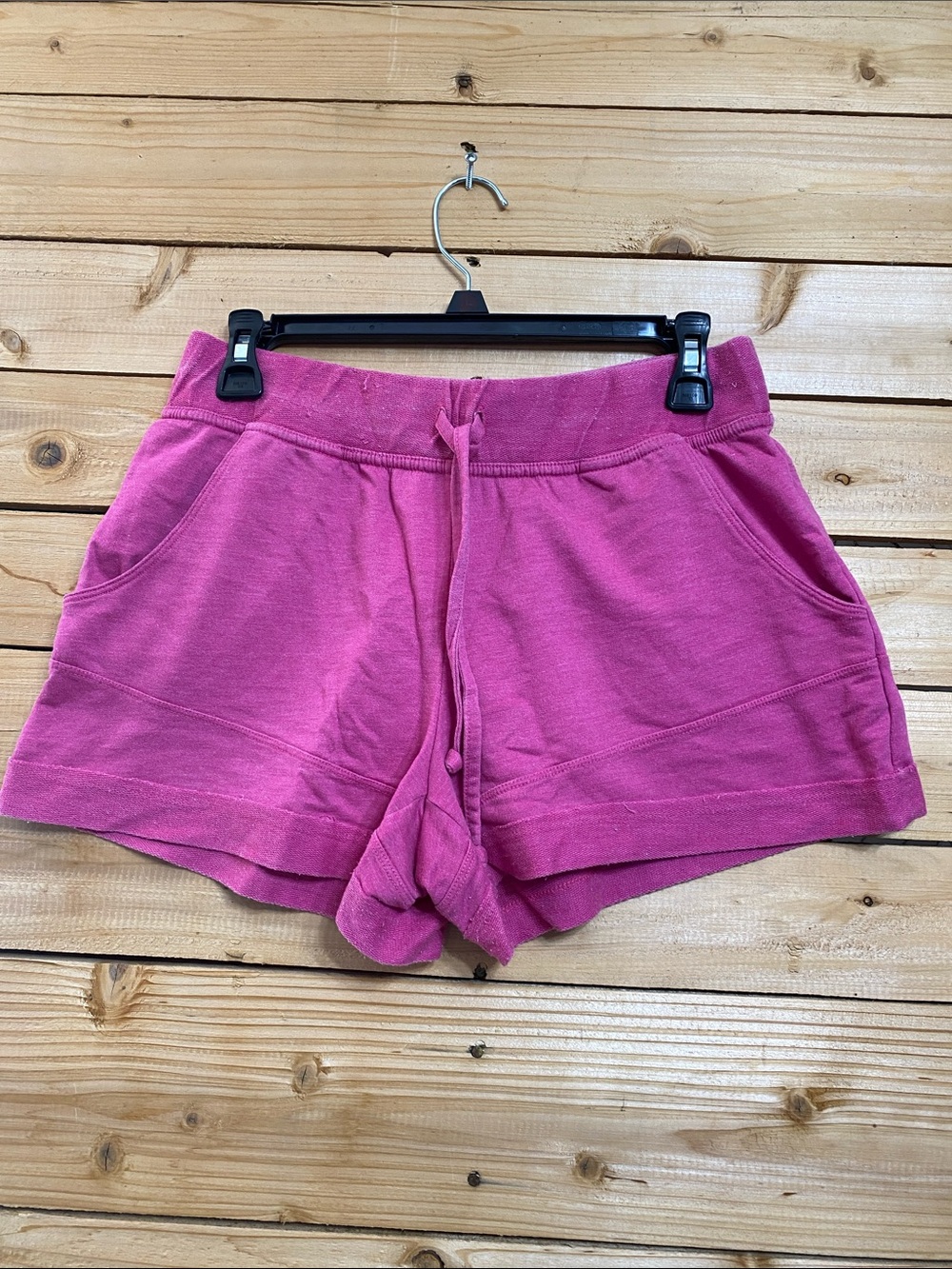Women’s Pink Lounge Shorts with Drawstring